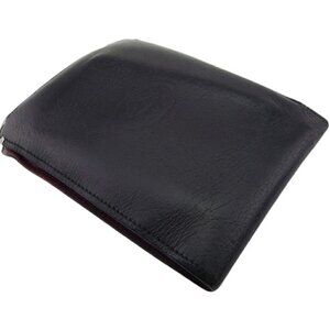 CARTIER Bifold Wallet Black Silver Bordeaux Women Authentic secondhand